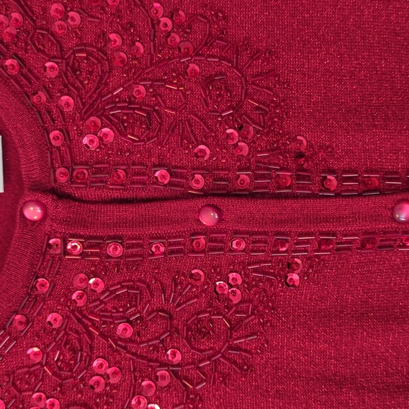 Jaclyn Smith Beaded and Sequined Cardigan - Picture 6 of 9